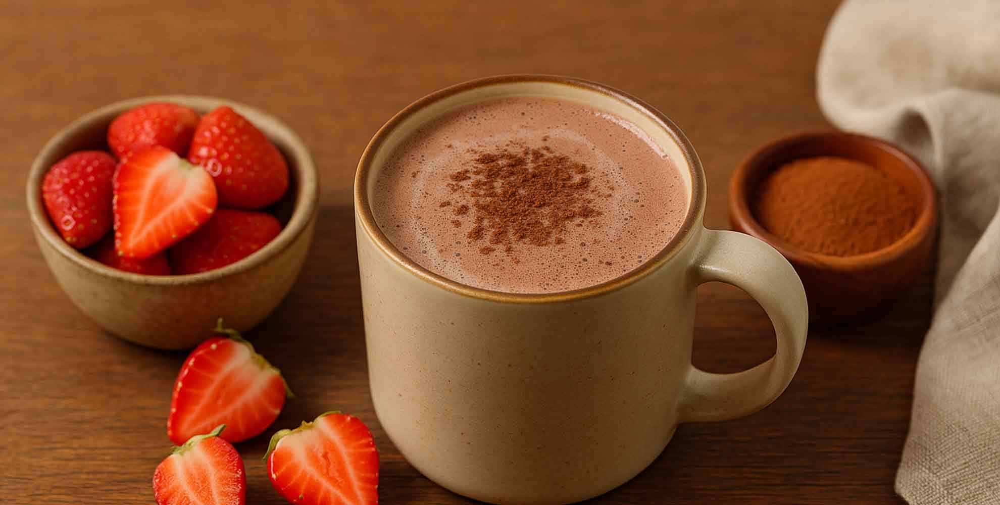 smoothie caliente de fresas Superior portada