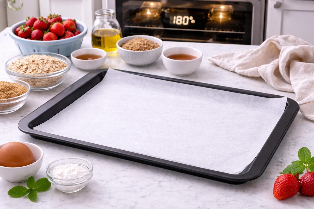 galletas avena y fresas
