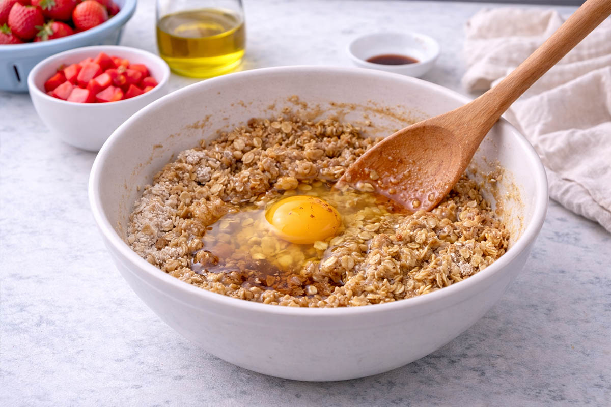 mezcla ingredientes húmedos