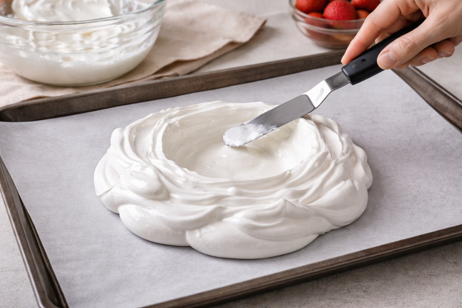 pavlova de frutos rojos
