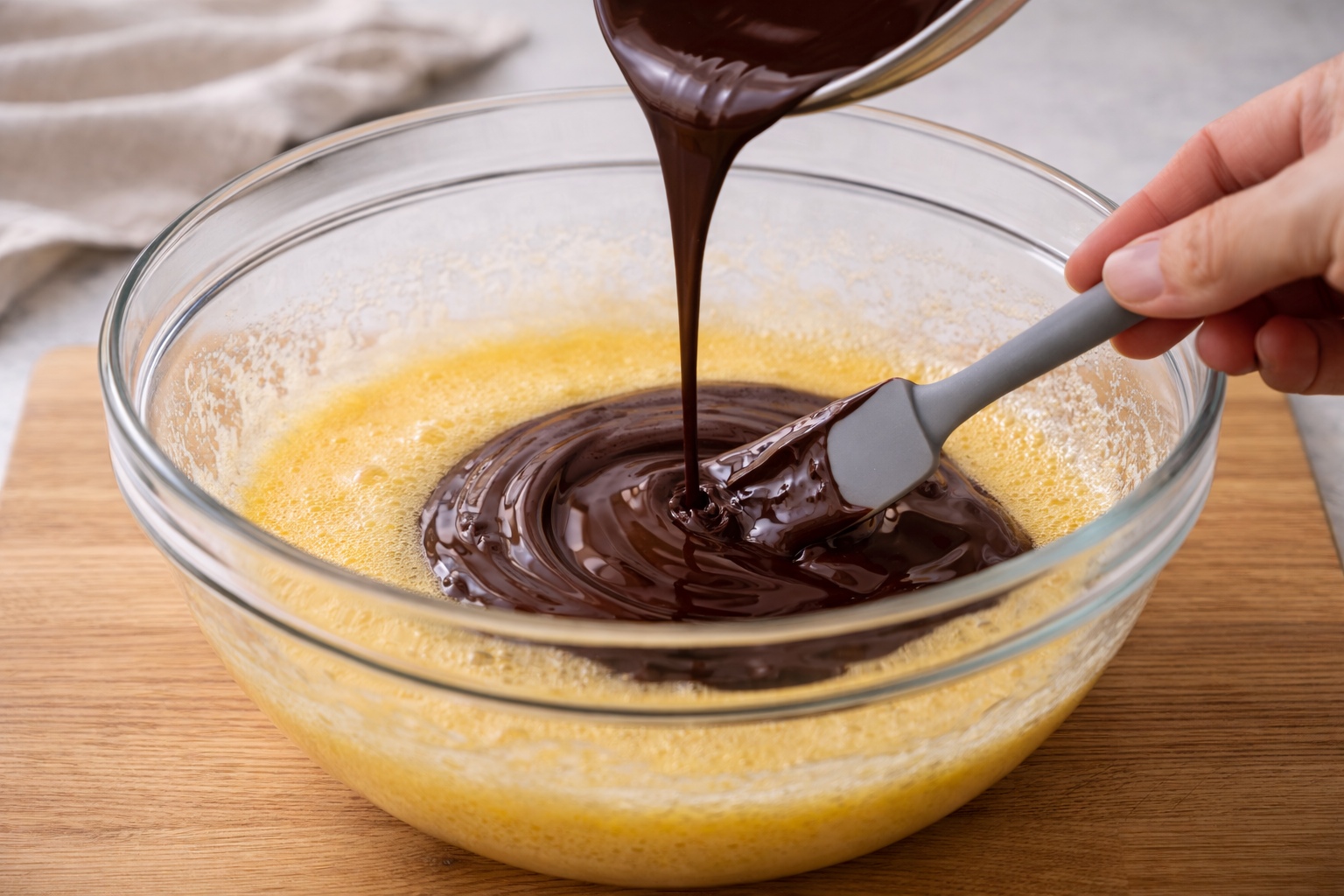 brownie de chocolate con frambuesas