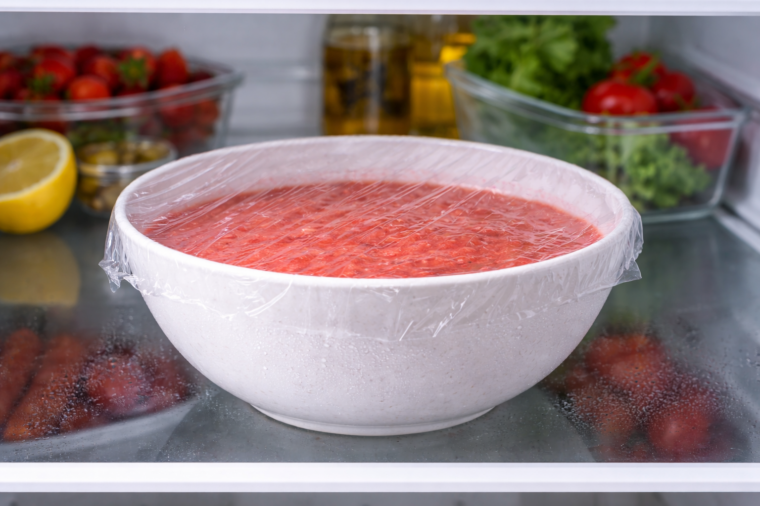 Gazpacho de fresa