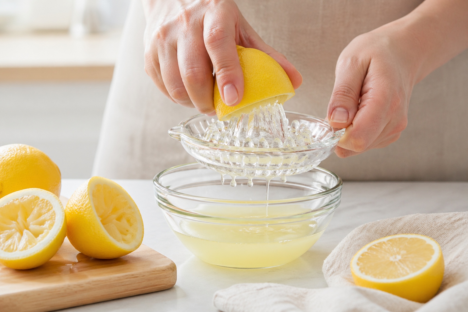 Limonada con frambuesas