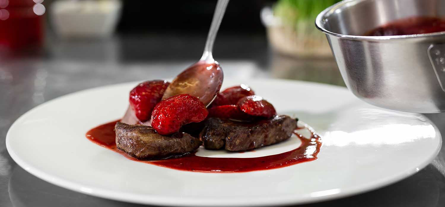Mousse de fresa