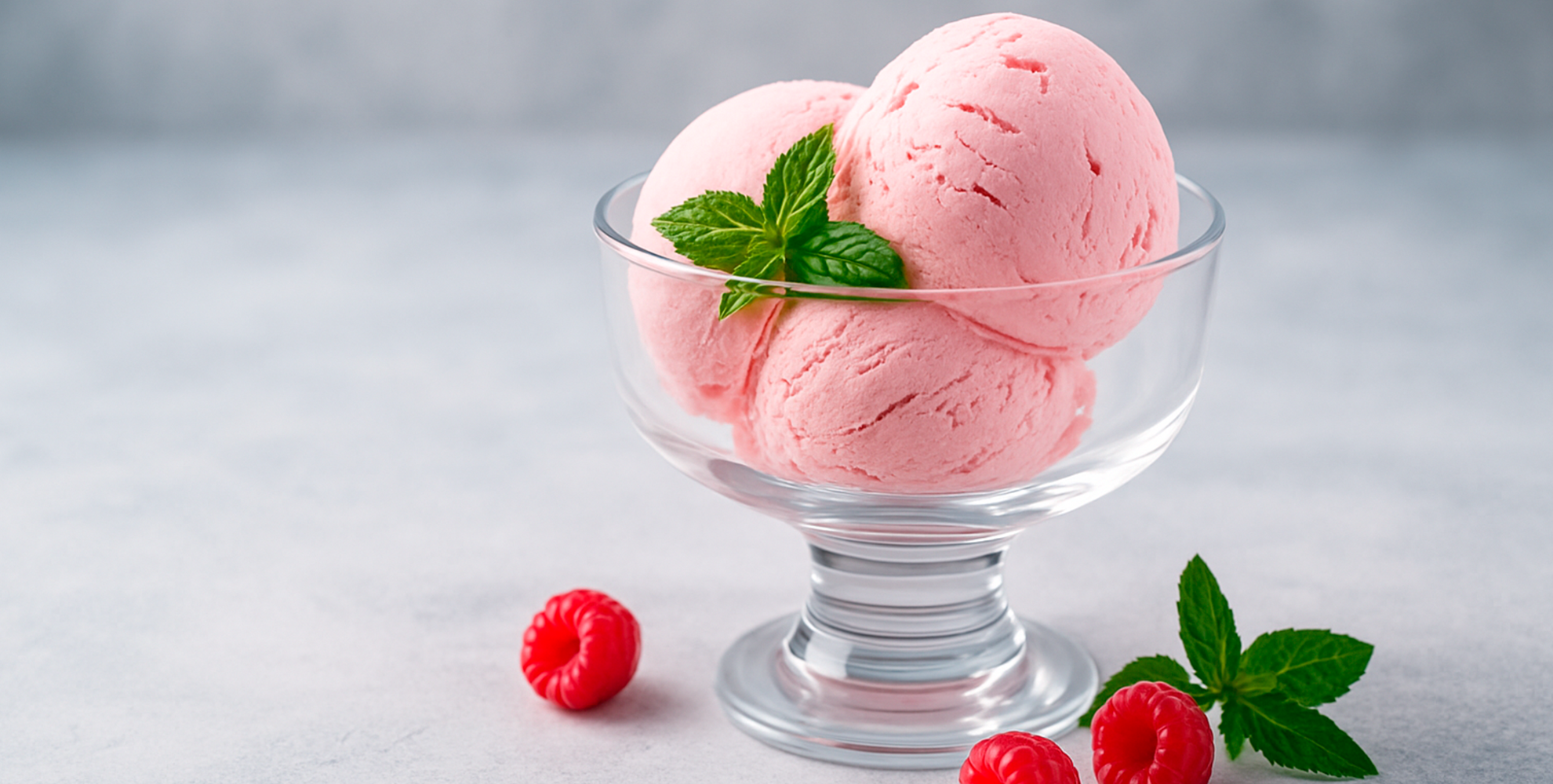 Portada helado frambuesa y yogur griego