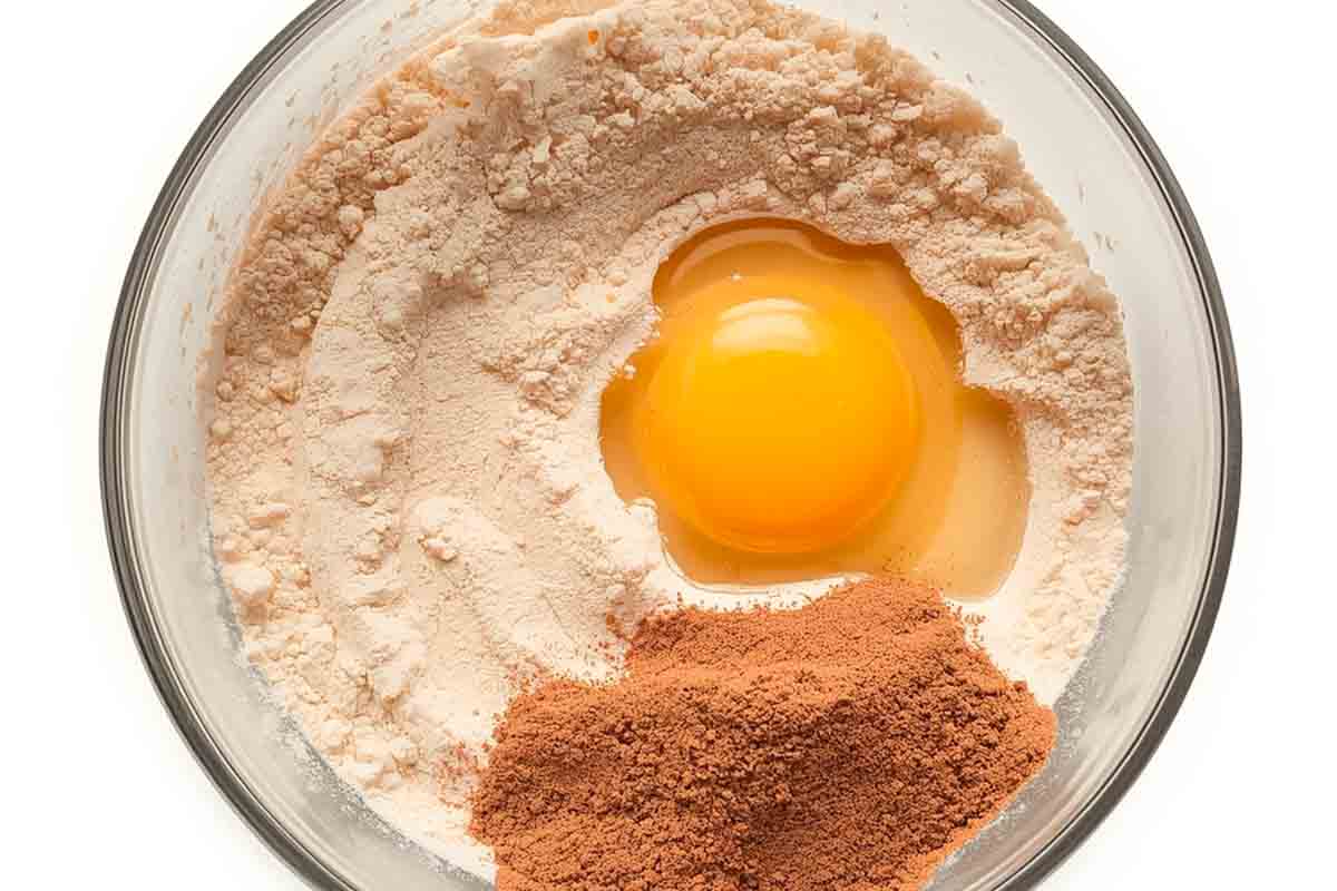 paso a paso galletas de navidad con frambuesa mezclar