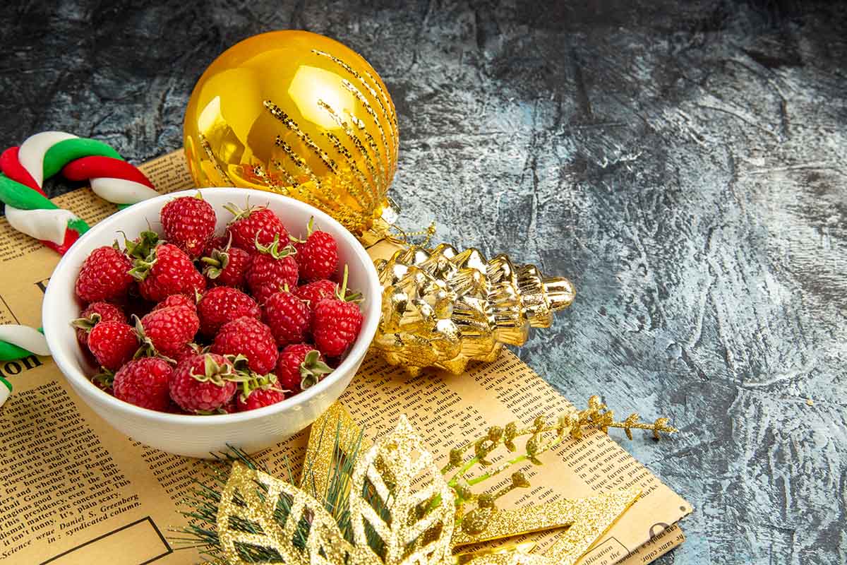 berries en Navidad