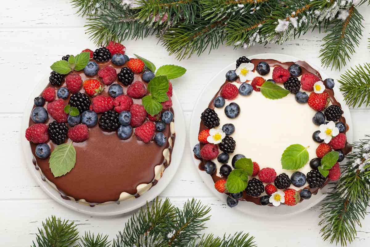 berries en Navidad