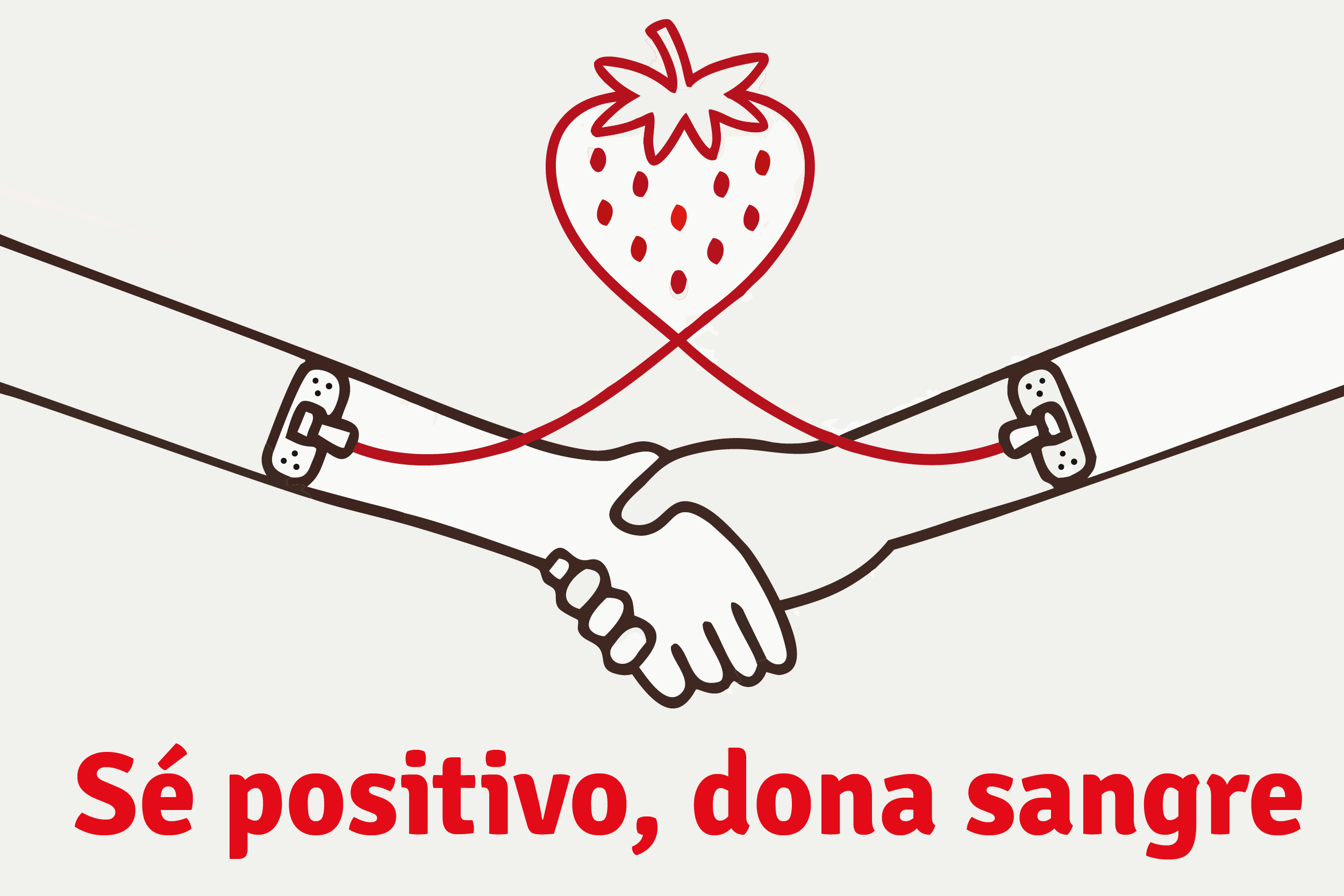 Sé positivo, dona sangre