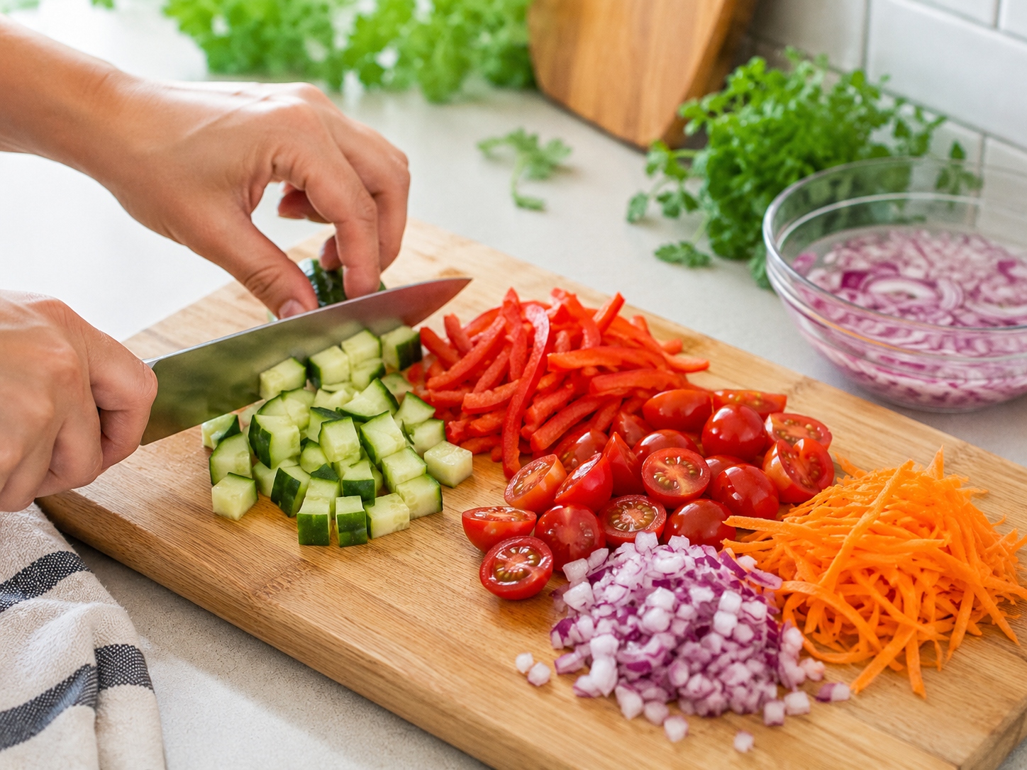 ensalada de lentejas frías con arándanos