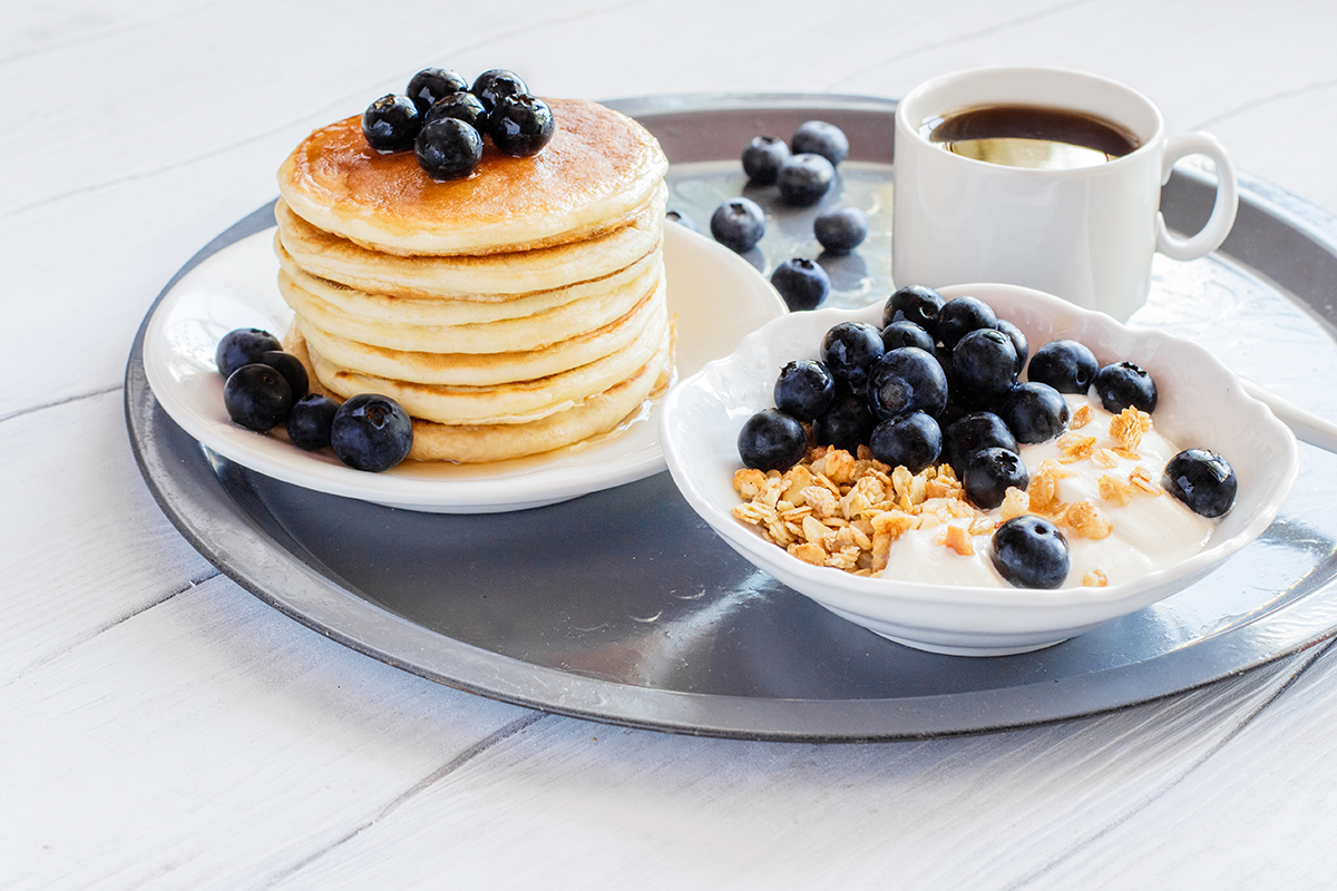 desayunos frescos con berries