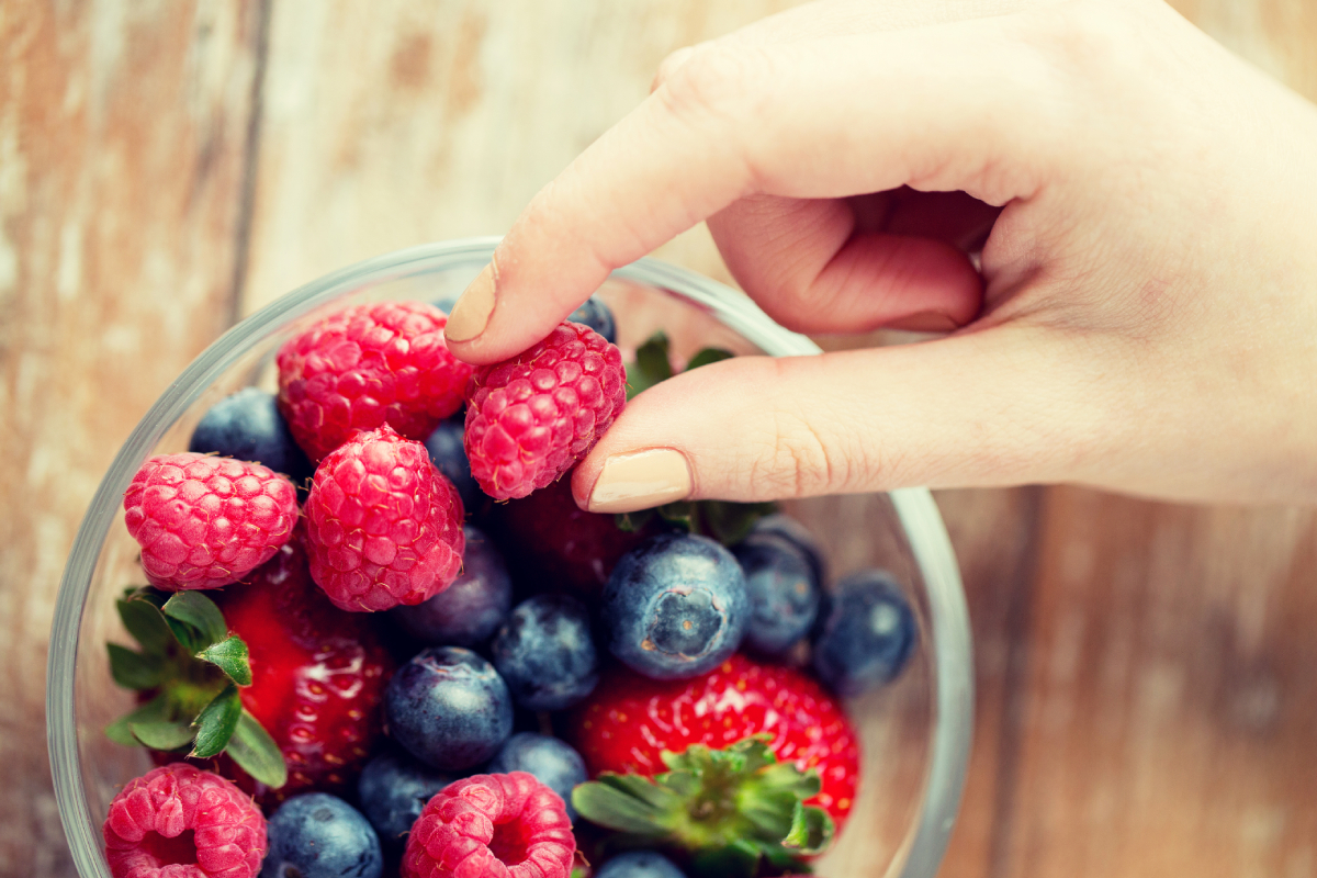 fresas arándanos frambuesas septiembre